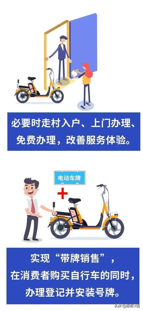 邯鄲市電動自行車登記上牌全攻略 資料、流程與銷售點須知
